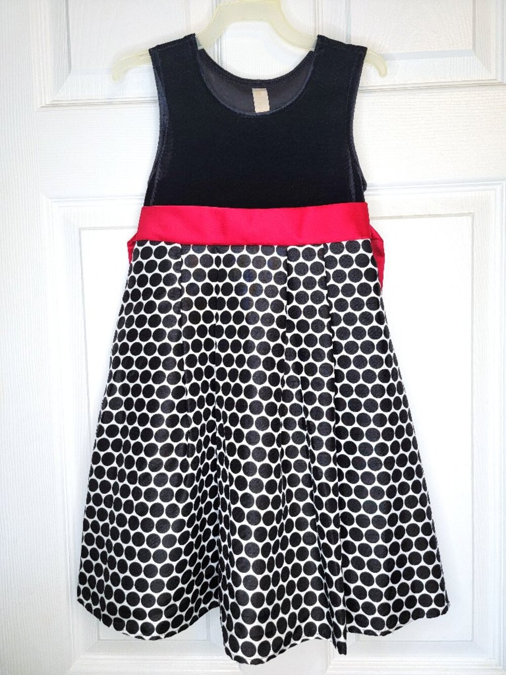 ⚡BOGO⚡Cherokee Girls' Long Polka Dot Dress Size 4